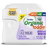 Similac First & Only USDA Organic Toddler Drink with A2 Milk, Gentle and Easy to Digest, Supports Brain and Eye Health Powder, 23.2 Oz, Pack of 6